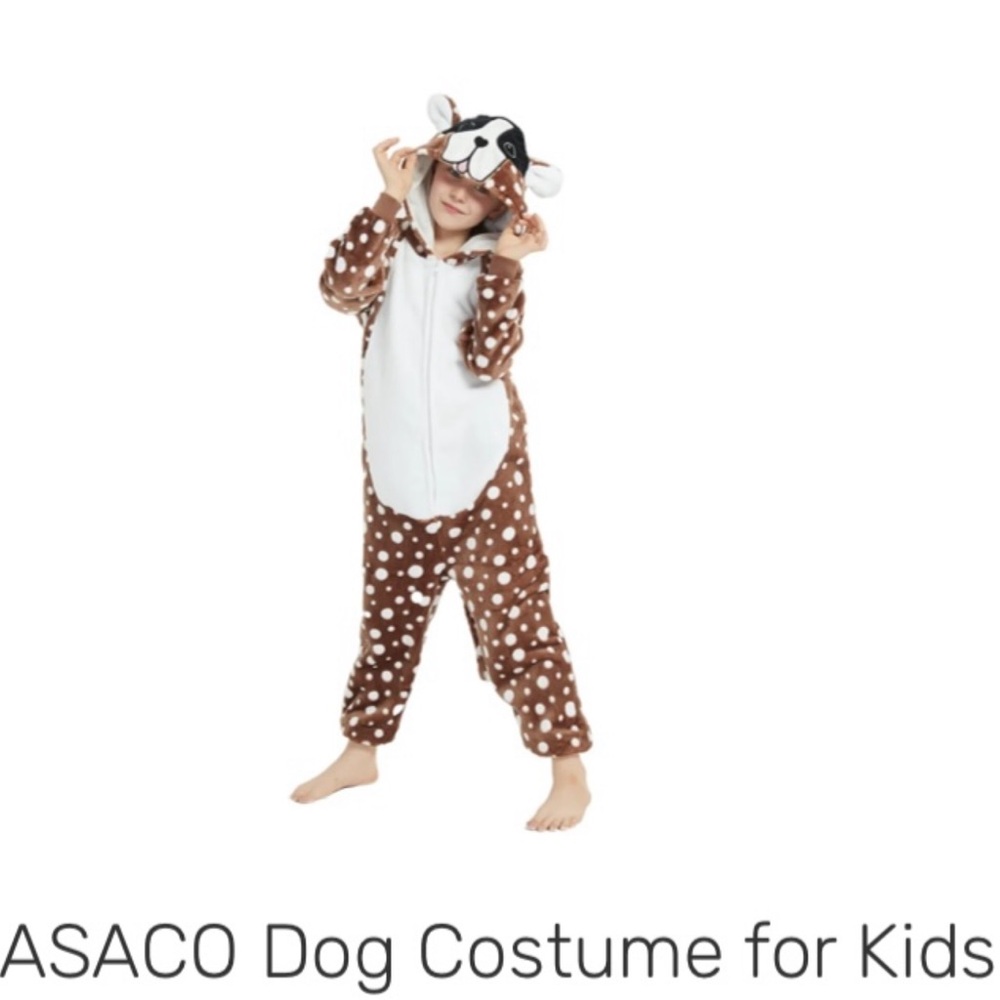 Brown‎ and White Polka Dot Onesie